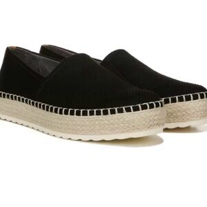 Dr. Scholls Black Espadrille Slip-On Shoes